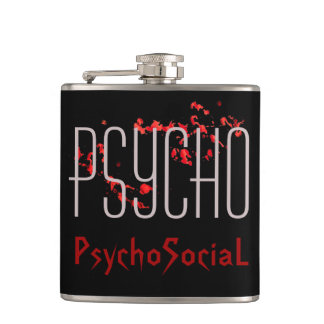 Psyko Vinyl Omslagen Flask Fickplunta