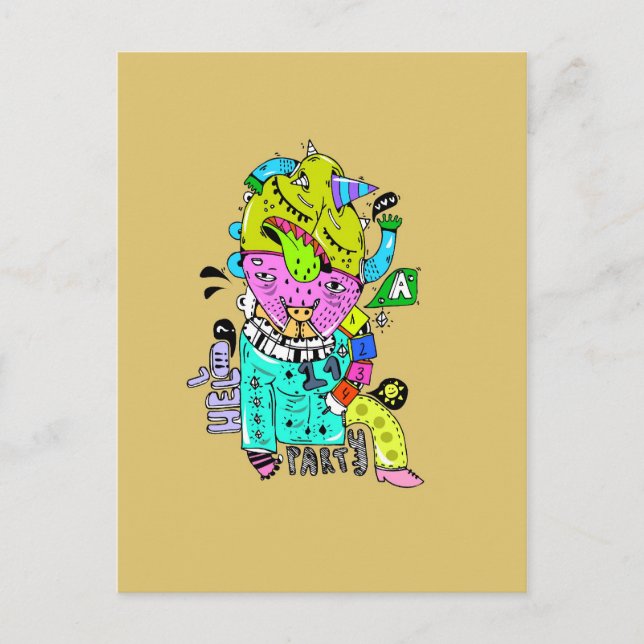 psyko vykort (Framsida)