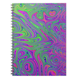 psykodelic struktur anteckningsbok