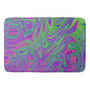 psykodelic struktur badrumsmatta