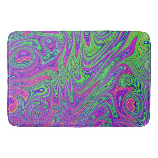psykodelic struktur badrumsmatta (Framsidan)