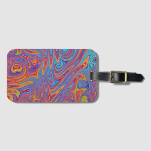 psykodelic struktur bagagebricka