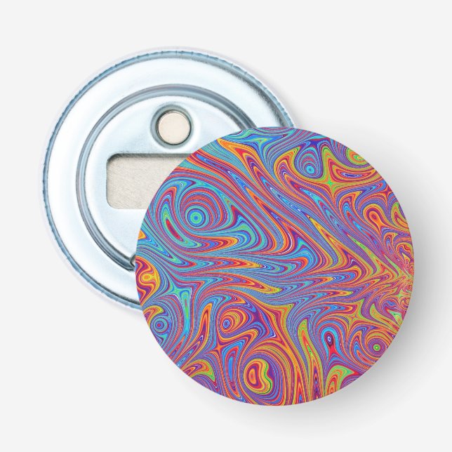 psykodelic struktur flasköppnare (Framsidan)