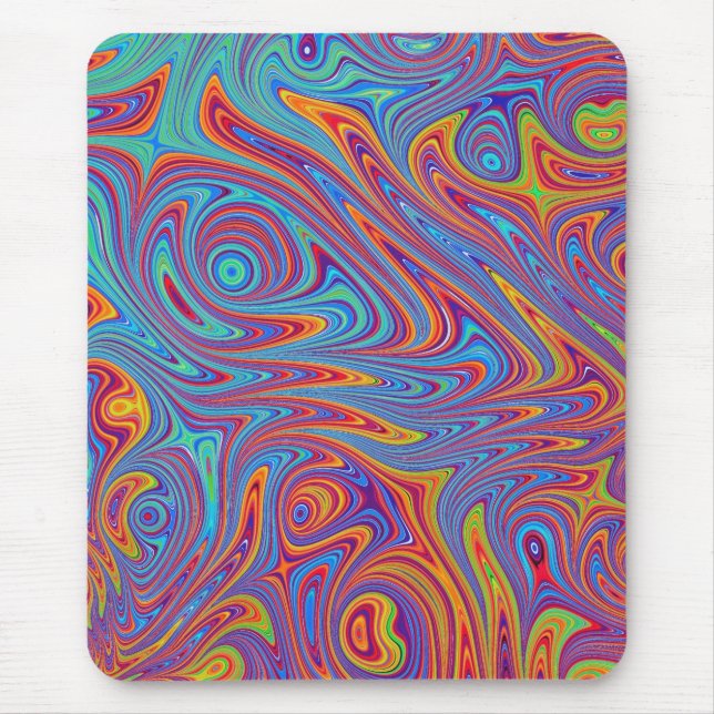 psykodelic struktur musmatta (Framsidan)