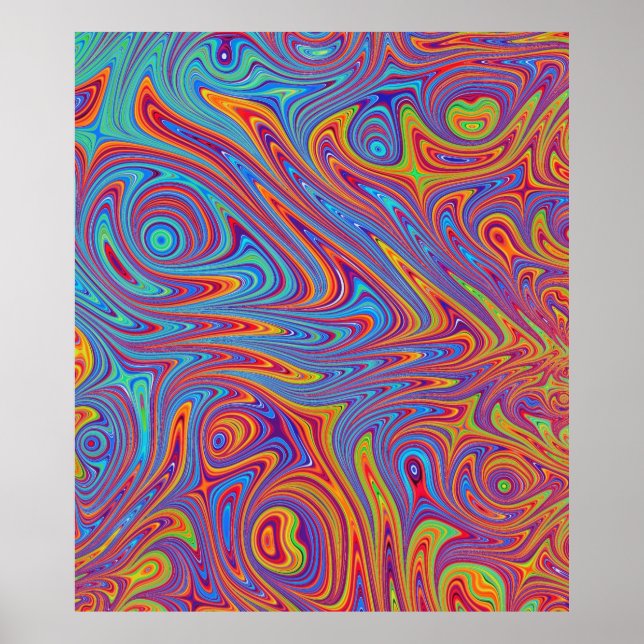 psykodelic struktur poster (Framsidan)