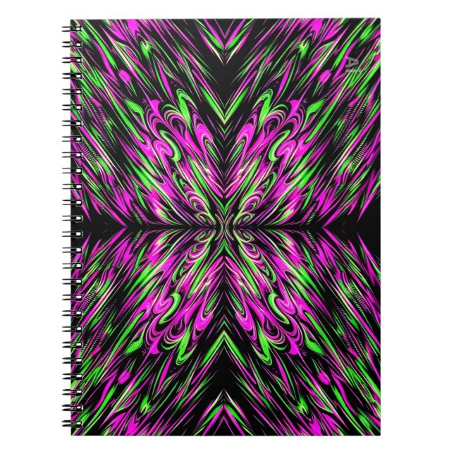 Psykodelik Notebook av Psyko-Daizie Anteckningsbok (Framsidan)