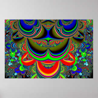 psykodelisk inkblot poster