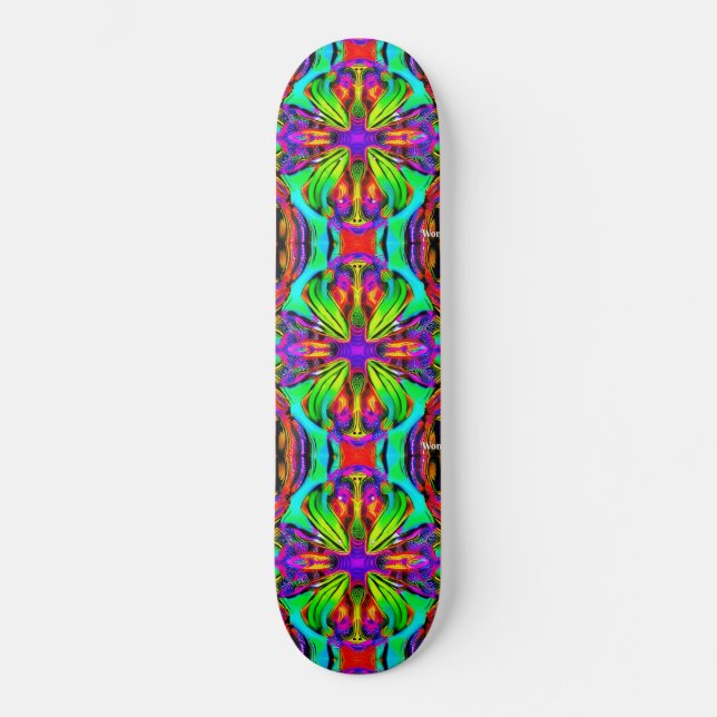 psykodelisk Skateboard (Framsida)