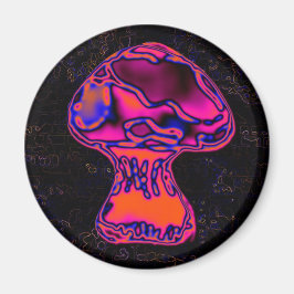 psykodelisk svamp magnet