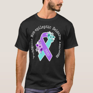 Psykogena icke- epileptiska anfall PNES Lila Teal T Shirt