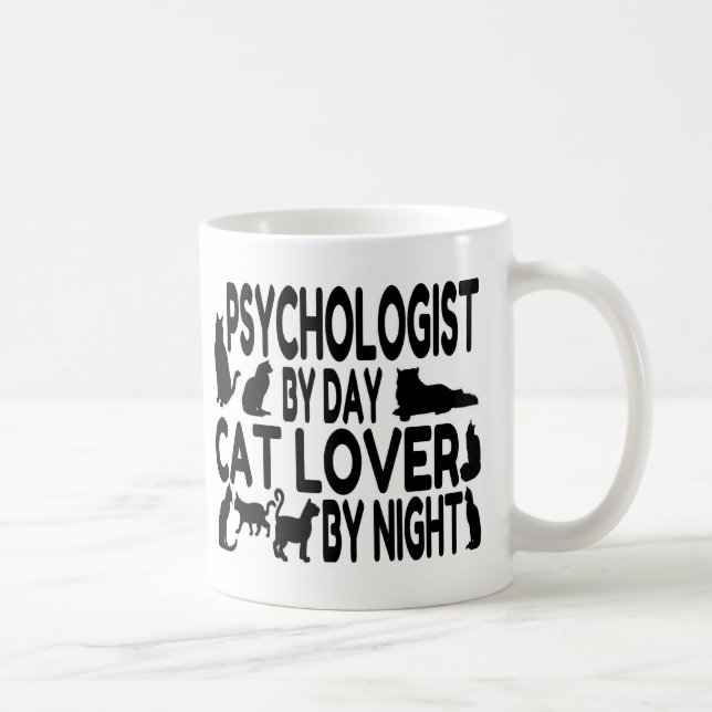 Psykolog Cat Lover Kaffemugg (Höger)