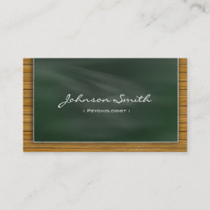 Psykolog - Coola Chalkboard Visitkort