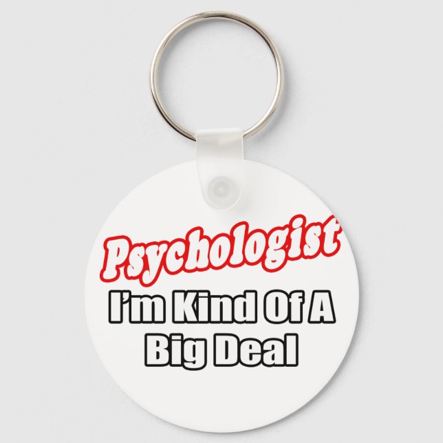 Psykolog...en stor affär nyckelring (Framsida)
