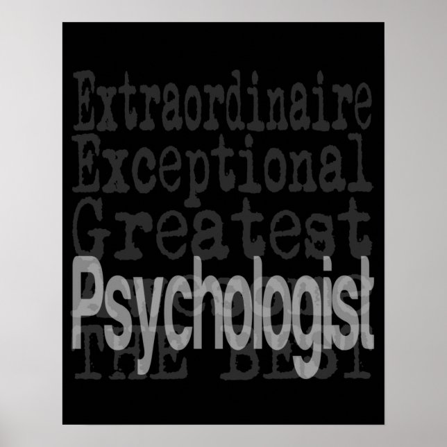 Psykolog Extraordinaire Poster (Framsidan)