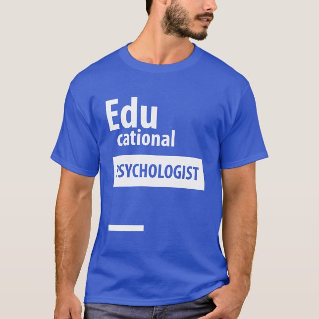 Psykolog för utbildning - Jobbgåva för utbildning T Shirt (Framsida)