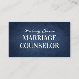 Psykolog Giftermål-rådgivaren Smooth Päls Struktur Visitkort