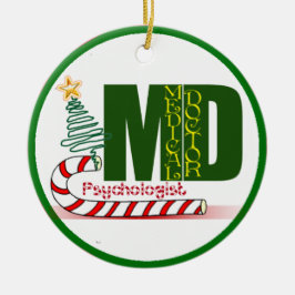 Psykolog GOD JUL Julgransprydnad Keramik