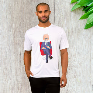 Psykolog i Kostym med Anteckningsblocket Sitta T Shirt