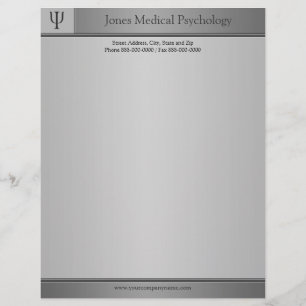 Psykolog Letterhead Brevhuvud