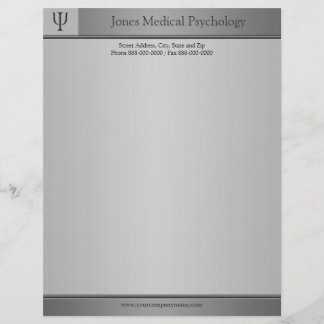 Psykolog Letterhead Brevhuvud