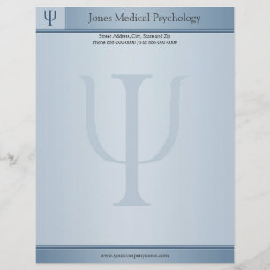 Psykolog Letterhead Brevhuvud