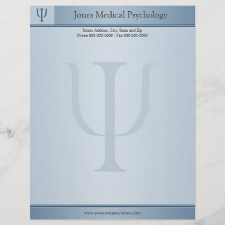 Psykolog Letterhead Brevhuvud