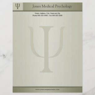 Psykolog Letterhead Brevhuvud