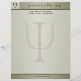 Psykolog Letterhead Brevhuvud