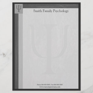 Psykolog Letterhead Brevhuvud