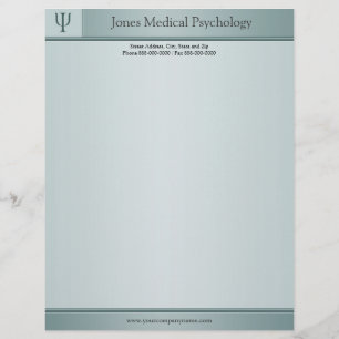 Psykolog Letterhead Brevhuvud