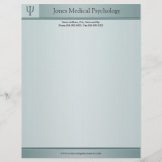 Psykolog Letterhead Brevhuvud