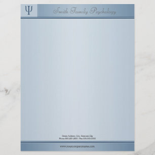 Psykolog Letterhead Brevhuvud