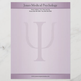 Psykolog Letterhead Brevhuvud
