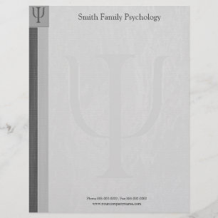 Psykolog Letterhead Brevhuvud