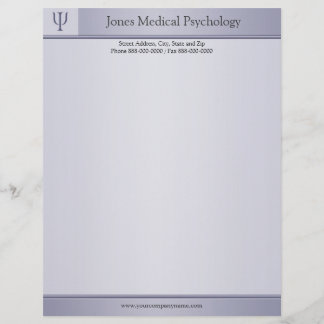 Psykolog Letterhead Brevhuvud