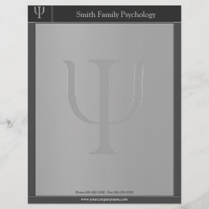 Psykolog Letterhead Brevhuvud