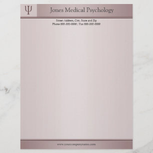 Psykolog Letterhead Brevhuvud