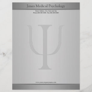 Psykolog Letterhead Brevhuvud