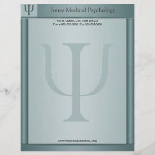 Psykolog Letterhead Brevhuvud