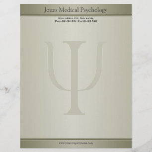 Psykolog Letterhead Brevhuvud