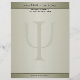Psykolog Letterhead Brevhuvud