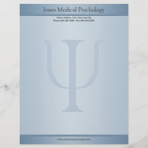 Psykolog Letterhead Brevhuvud