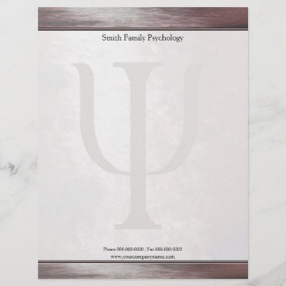Psykolog Letterhead Brevhuvud