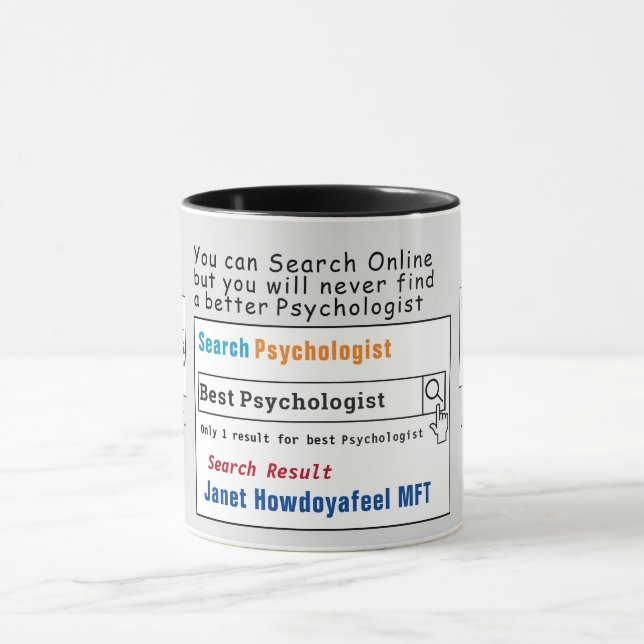 Psykolog Lung Best Search Mugg (Center)