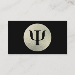 Psykolog Psi-symbol Visitkort