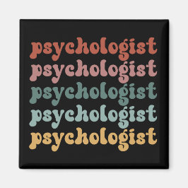 Psykolog Retro Psychology Student Studenten Magnet