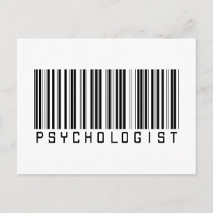 Psykolog Streckkod Vykort