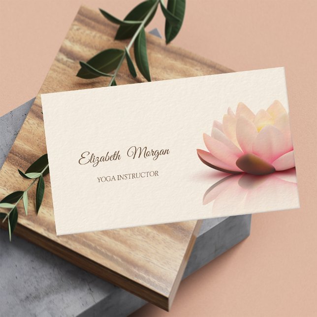 Psykolog Terapeut, Chic Lotus, Yoga Visitkort (Skapare uppladdad)