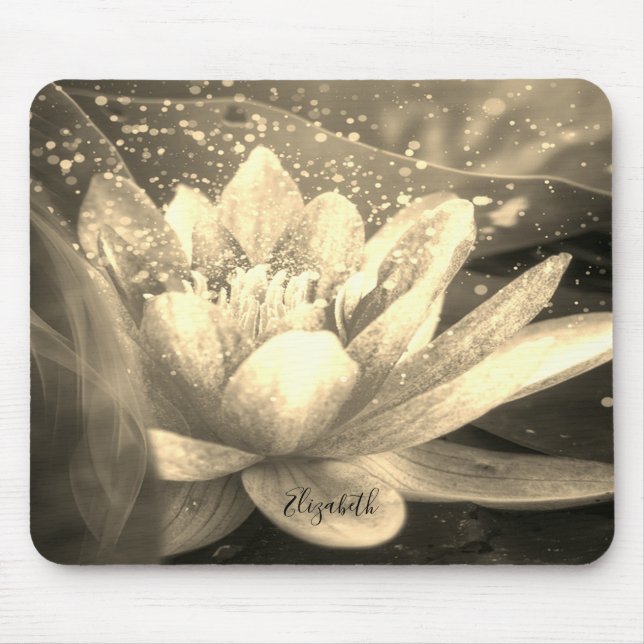 Psykolog Therapist Zen, Guld Lotus Musmatta (Framsidan)