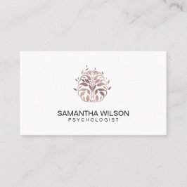 Psykolog Therapy Counselor Psychiatrist Brain Visitkort